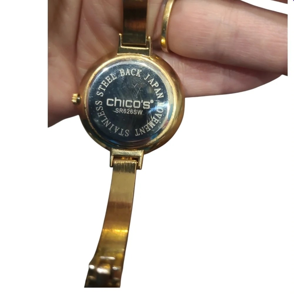 Chicos Gold Color Women's Watch Bracelet Stainless Steel